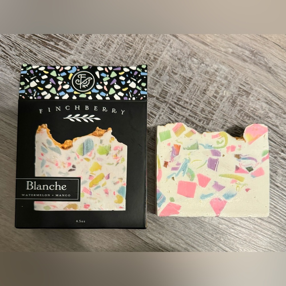 Blanche Soap. Scent: Watermelon amd Mango. FinchBerry Soaps are all vegan